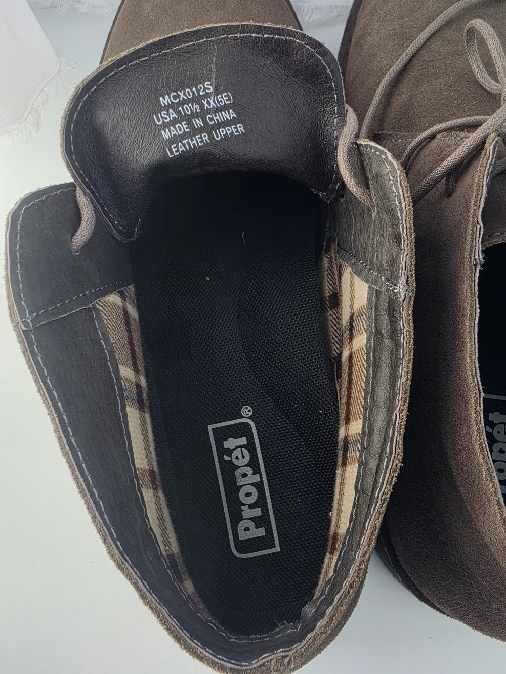 Propèt Men's Brown Suede Chukka Boots 10.5 XX 5E Wide